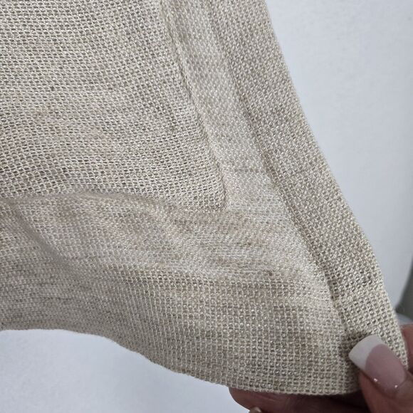 Vtg Campagnie Internationale Express Jacket Linen Blend Pockets Button Front | M - Picture 9 of 14